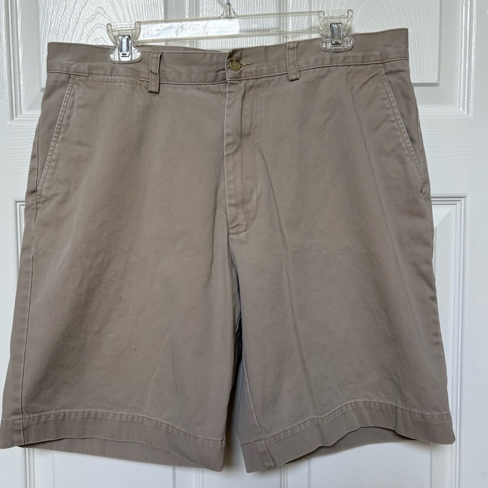 Polo Ralph‎ Lauren Men’s Sz. 36 Chino Khaki Prospect Classic Shorts (sm smudge)